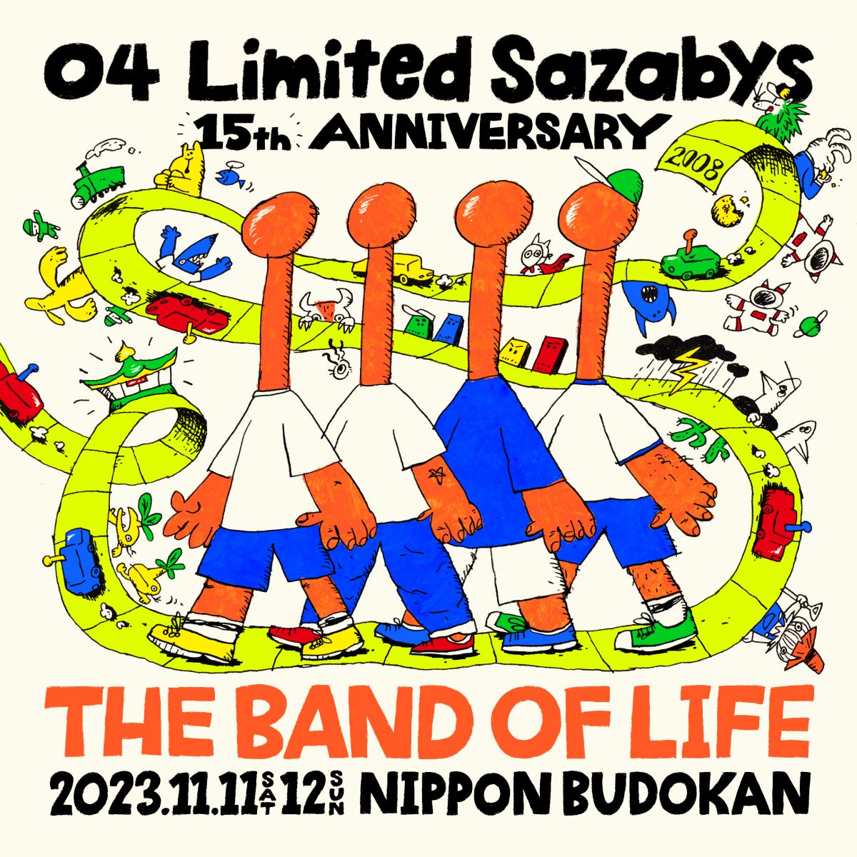 04 Limited Sazabys 15th Anniversary『THE BAND OF LIFE』最速先行